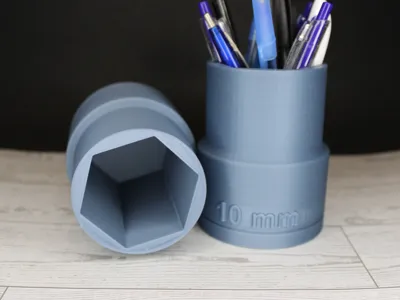 10mm Socket Organizer Pencil/Pen Holder For Desk