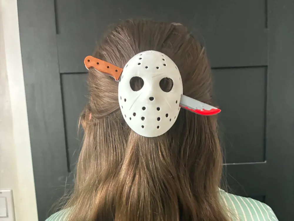 Clip o pieza de sujeción: Jason Hair Clip | Jason Hair Pin. Referencia del modelo original.