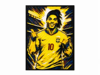 Ronaldinho Brazil Legend Wall Art
