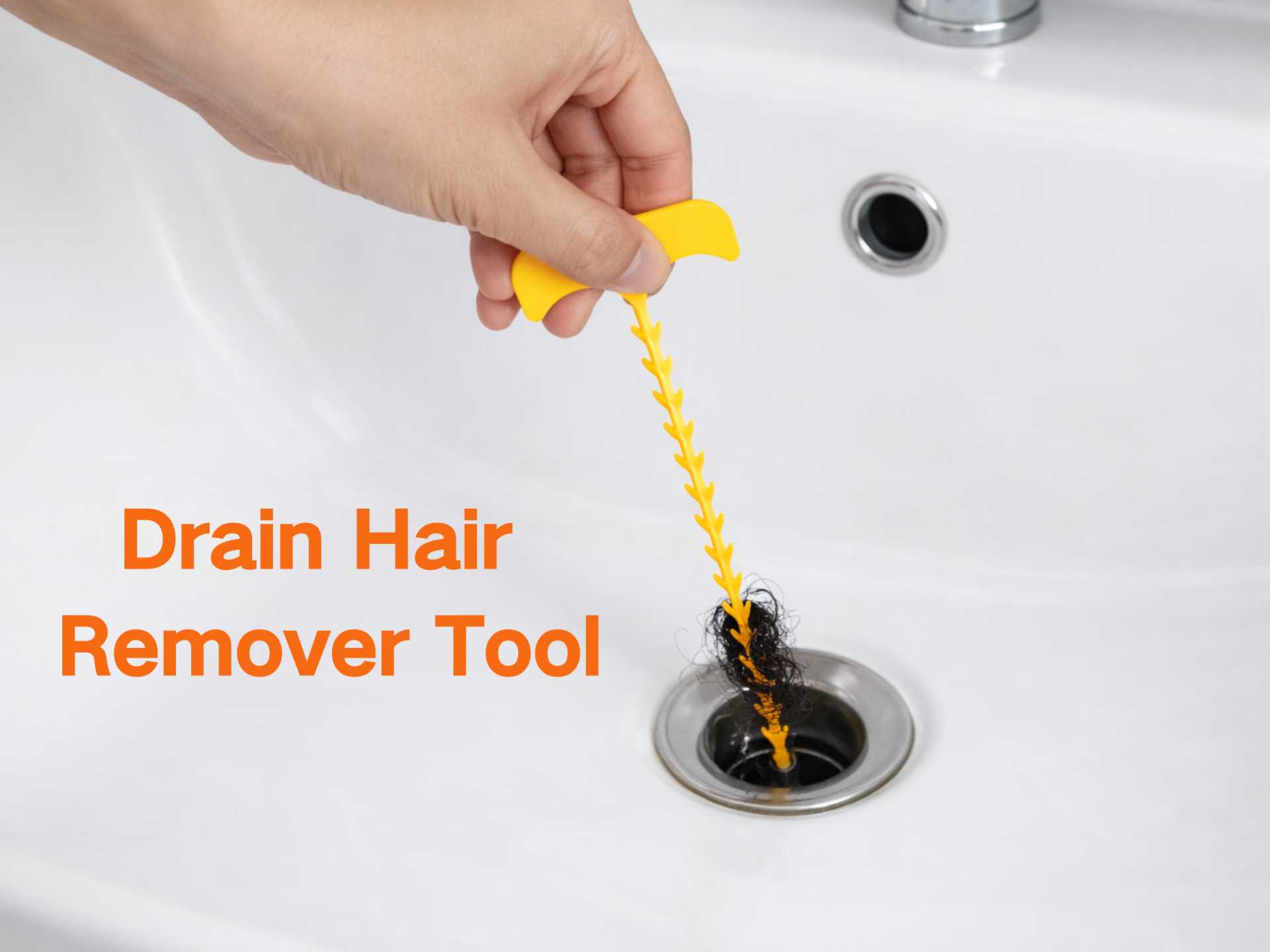 Drain Hair Remover Tool – Sink & Shower Cleaner