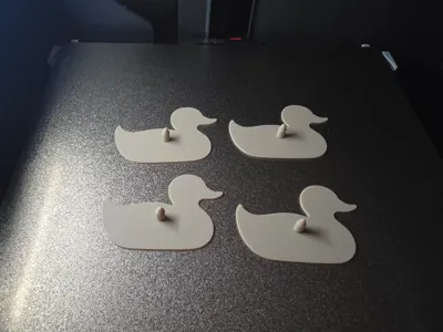 Shooting Target - Duck with pin