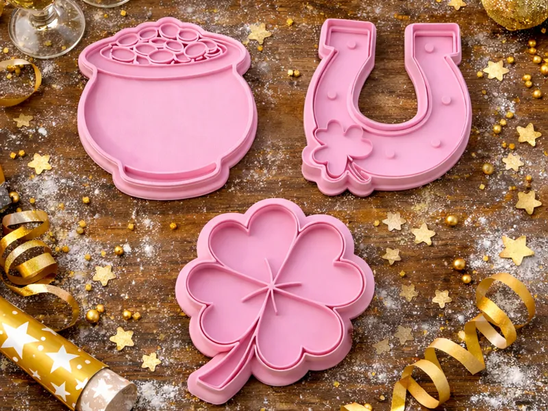 New Year's Luck Cookie Cutters