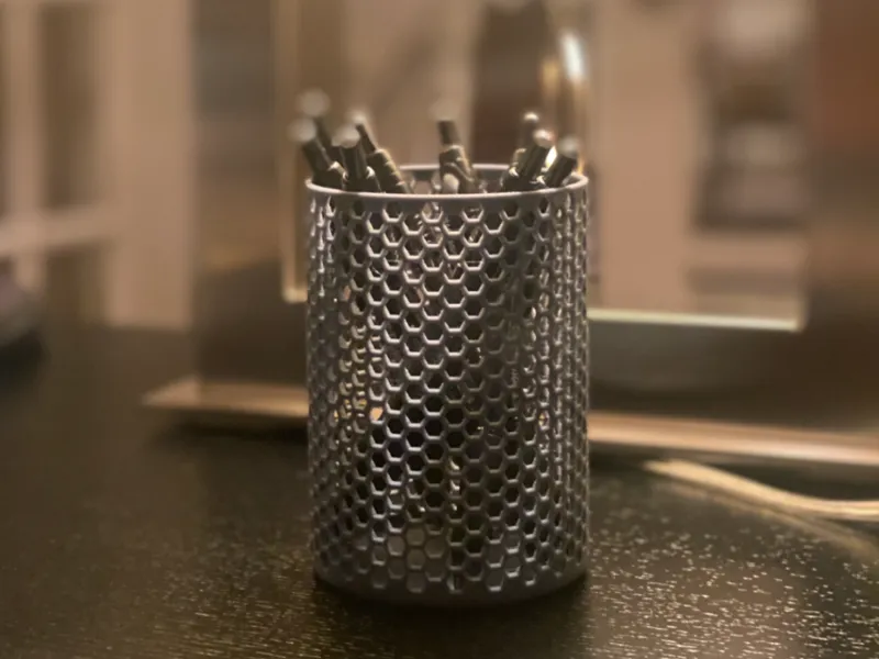 Hexagon Style Pencil Holder