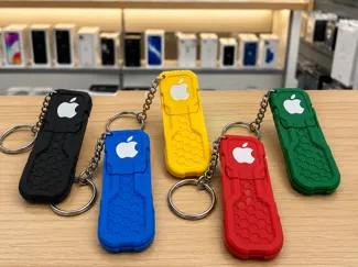 llavero porta celular de apple