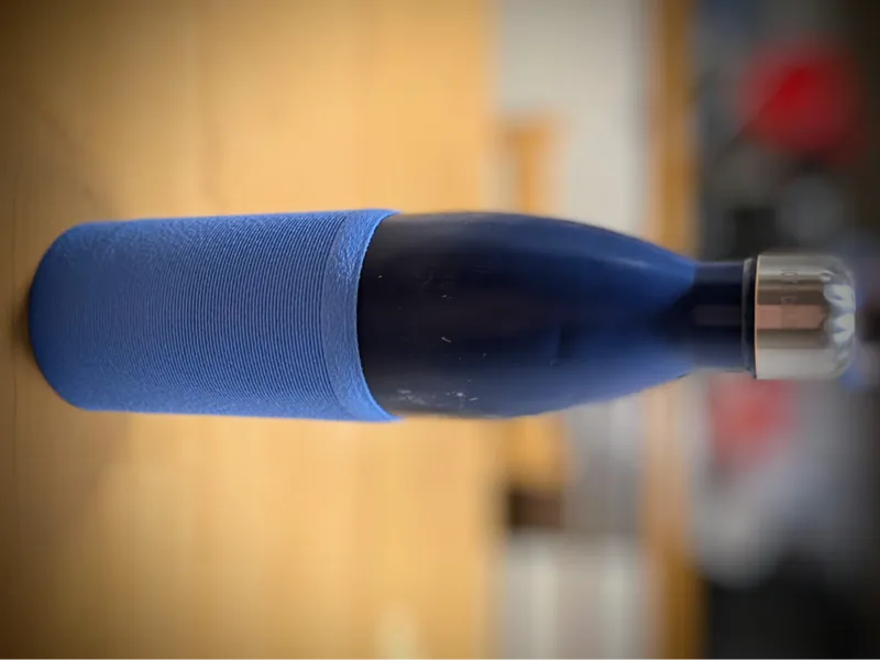 Bottle case for grip and stability