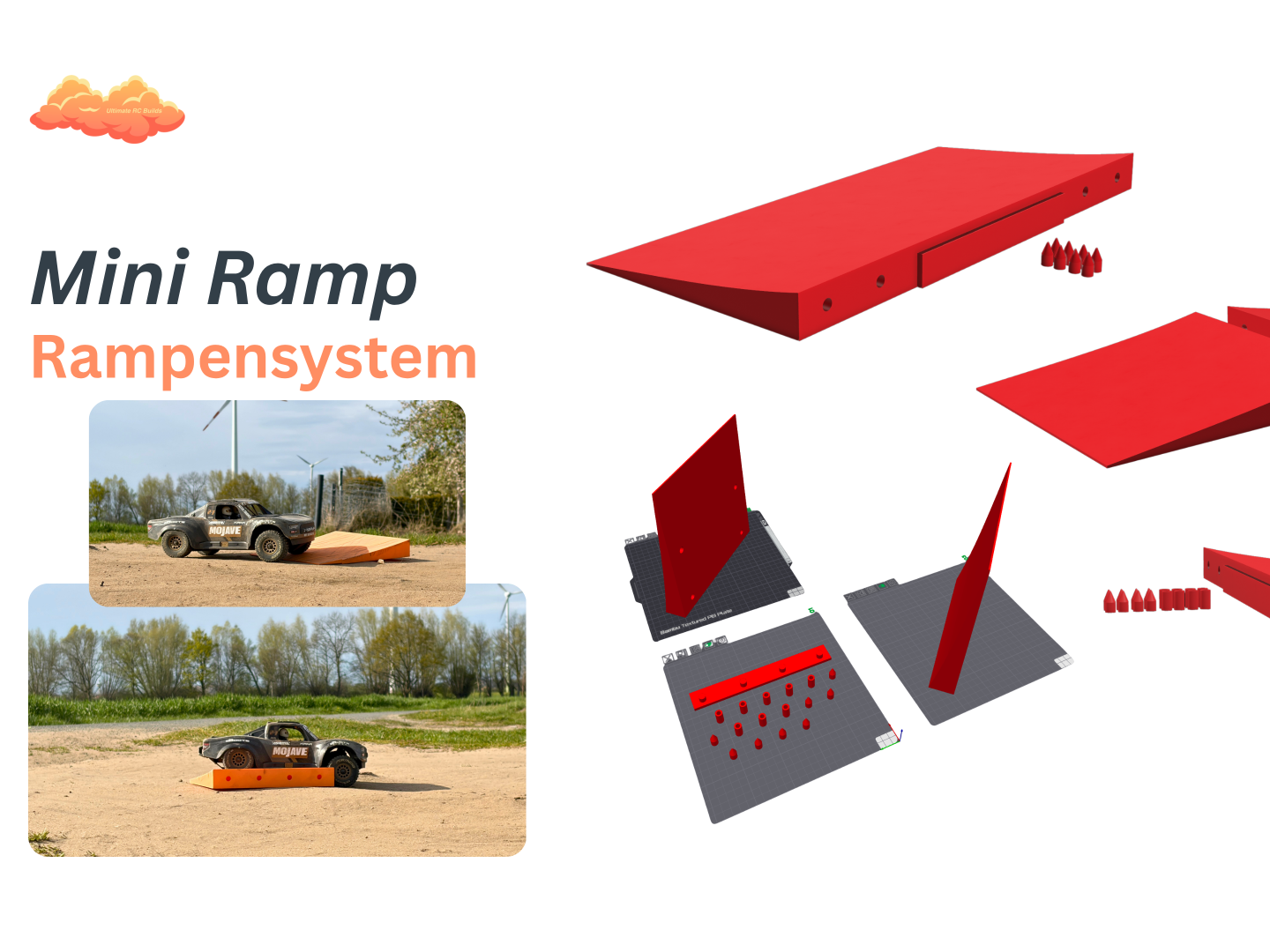 Modulares RC Auto Mini / High Speed Rampensystem
