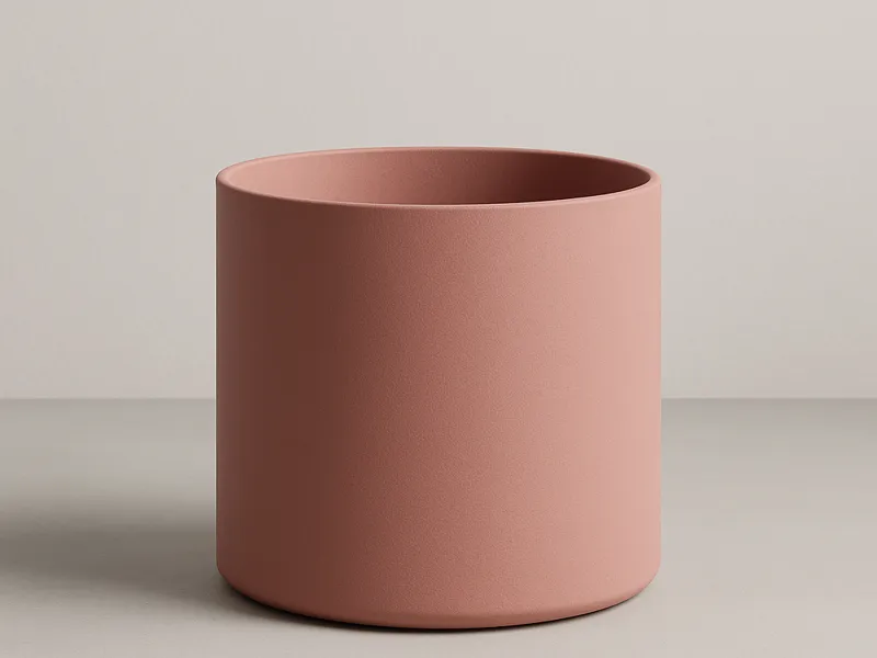 Vaso cilindrico minimal