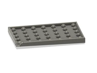 Tilted soap holder