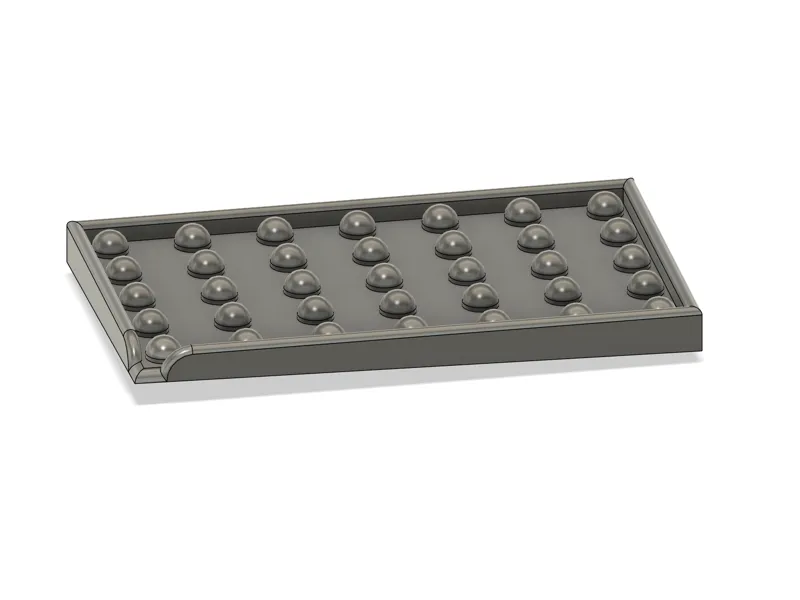 Tilted soap holder
