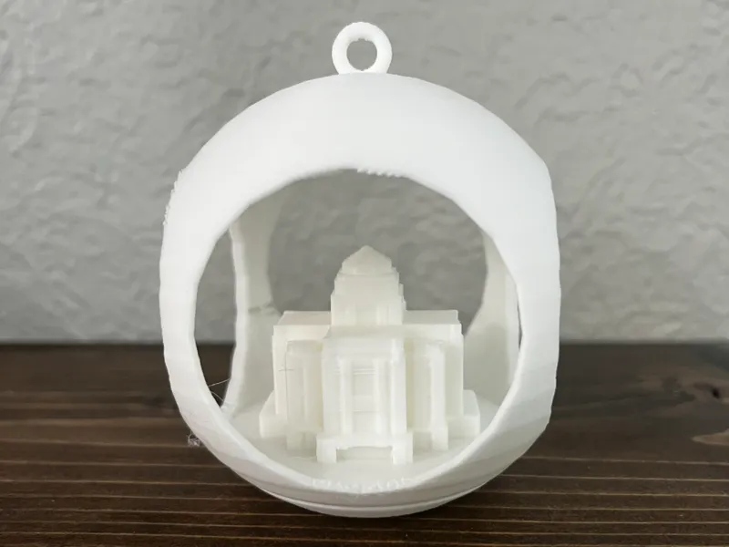 Meridian Idaho Temple Ornament