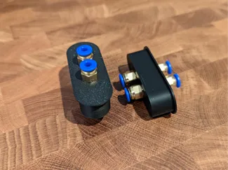 Dual PTFE Tube PC4-M10 Coupler for A1M Enclosure
