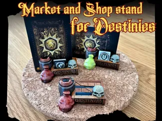 Market Stand for Item cards | Destinies board game