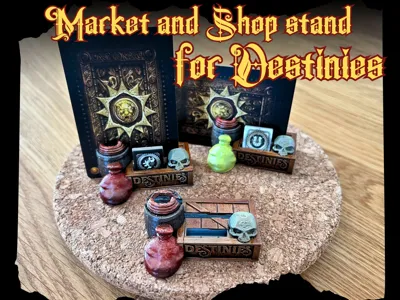 Market Stand for Item cards | Destinies board game