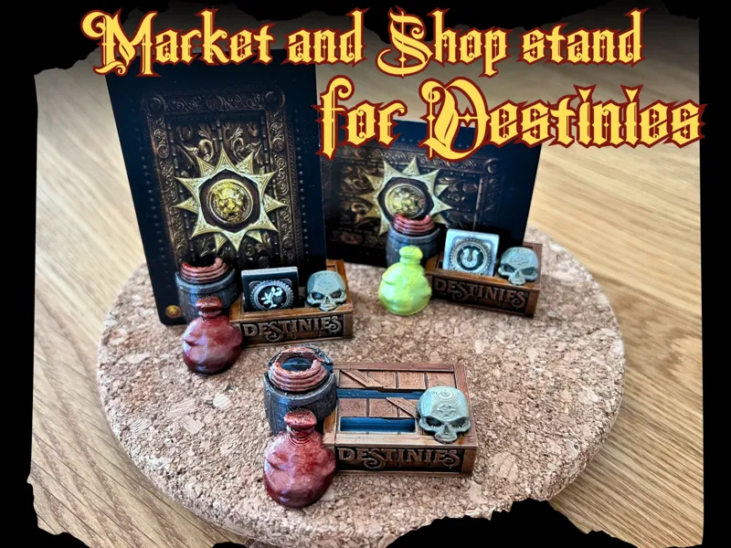Market Stand for Item cards | Destinies board game
