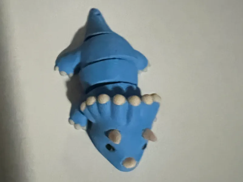 Articulated Triceratops Keychain