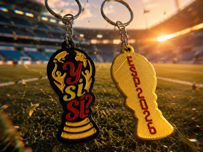What If Yes? World Cup Keychain
