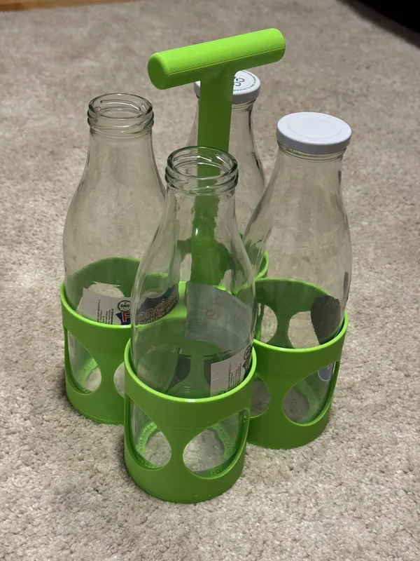 Milk bottles carrier