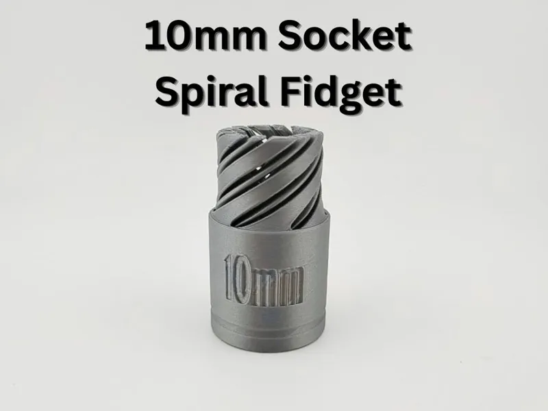 10mm Socket Vortex Spiral Fidget