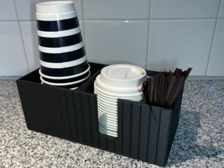 Modern Coffee Bar Organizer (CleanLine Series)