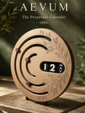 Letrero o emblema decorativo: AEVUM - The Perpetual Calendar — vista de referencia 2