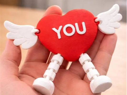 Winged Heart Articulated  – Cute Valentine's Day 