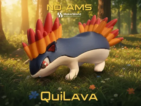 Accesorio para impresora 3D: Quilava / No AMS — referencia de MakerWorld