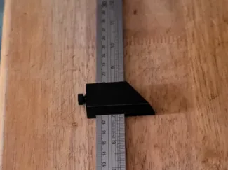 measure gauge for metal ruler