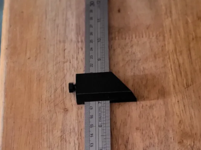 measure gauge for metal ruler