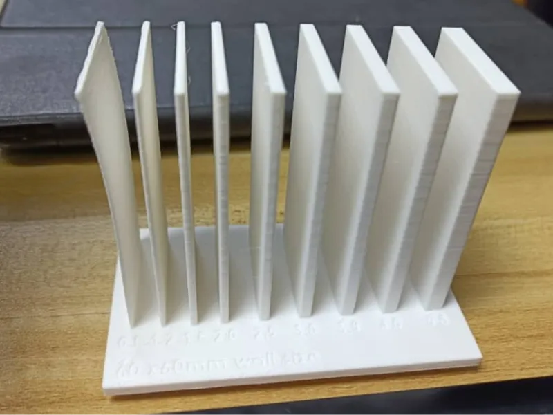 FDM Part Thickness Calibration Test
