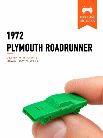 Accesorio para boquillas: Tiny 1972 Plymouth Roadrunner - Mini Cars Series — vista de referencia 2