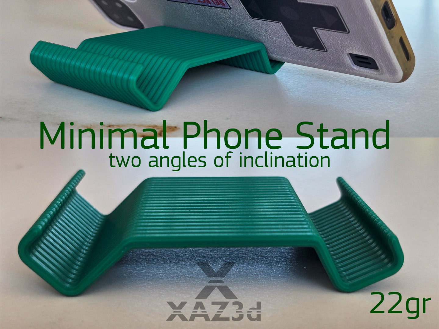 Stand para teléfono móvil ligero 3D model