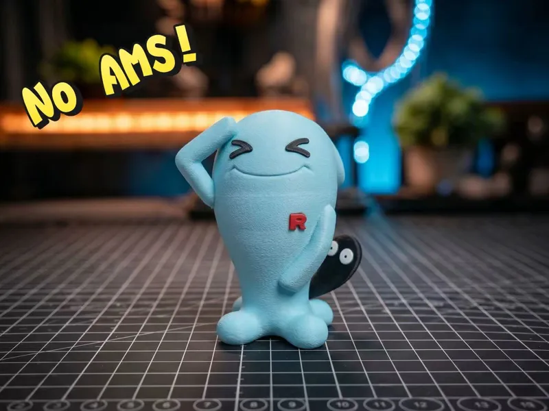 宝可梦——自然翁(分色组装 )Wobbuffet Pokémon