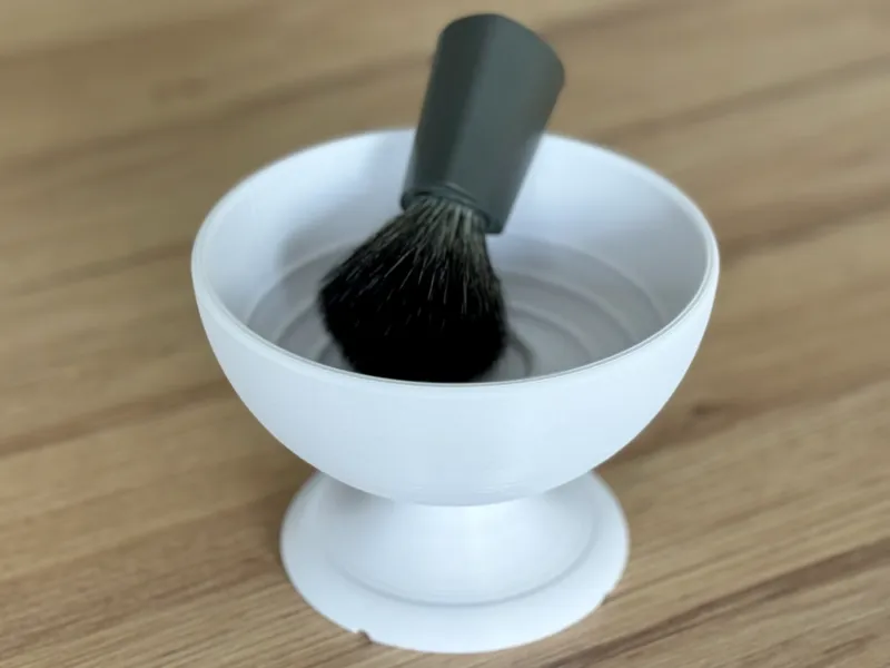 Shaving Bowl with Ridges