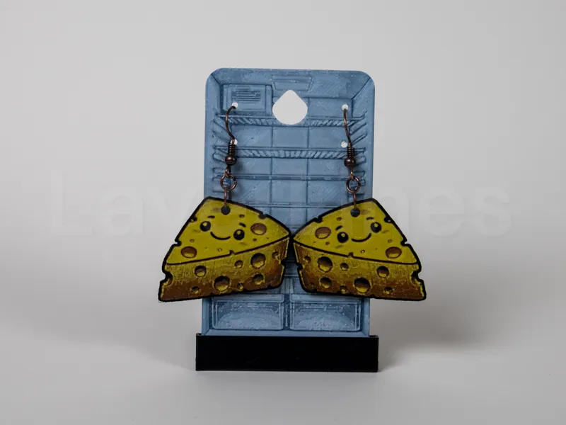 Cheese Earrings - Happy Food Series