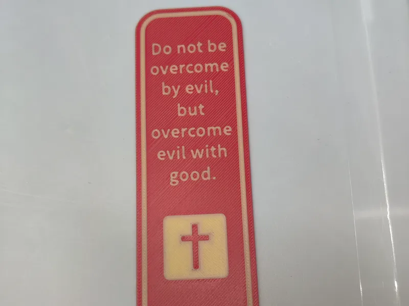 Do not be overcome by evil bookmark