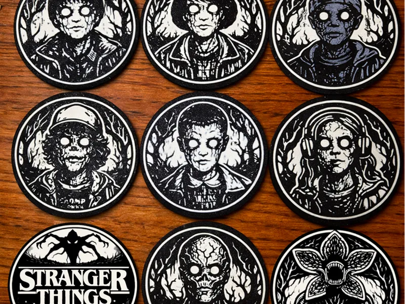 Stranger Things: Reversible Coasters