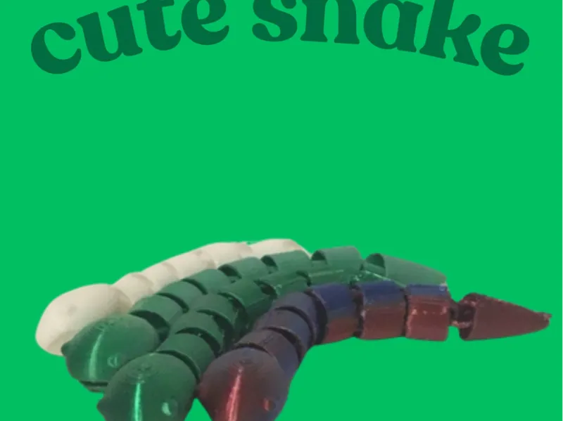 Quick articulation test cute flexi snake