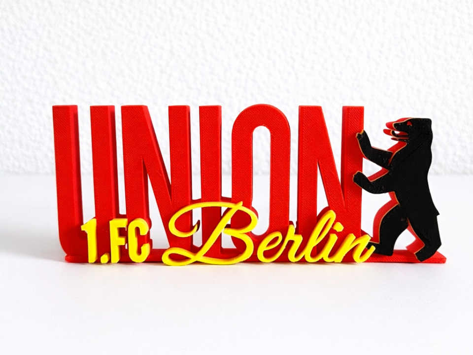 1. FC Union Berlin- Deko Schriftzug für echte Fans