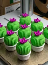 Ключодържател Amigurumi Succulent