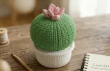 Ключодържател Amigurumi Succulent