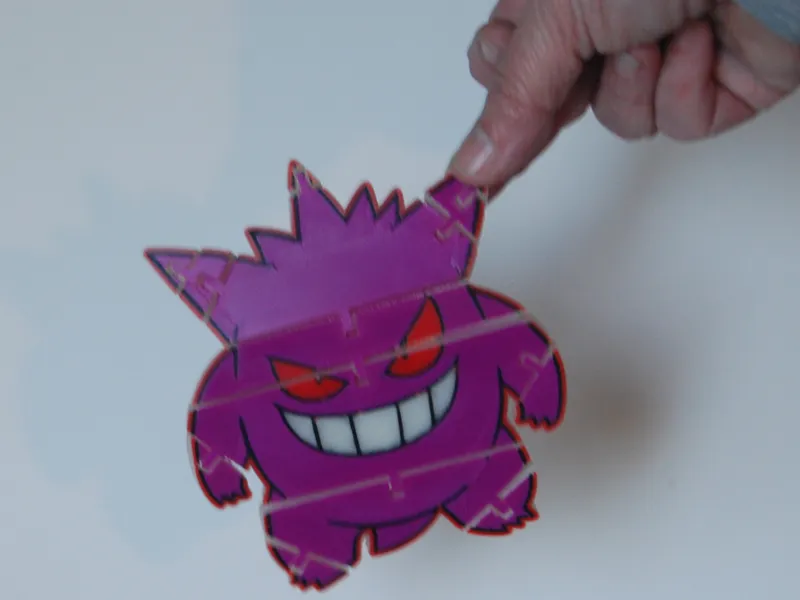 fun flexi Gengar fidget (print in place)
