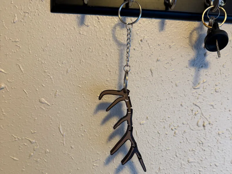 Flexi Elk Antler Key Chain