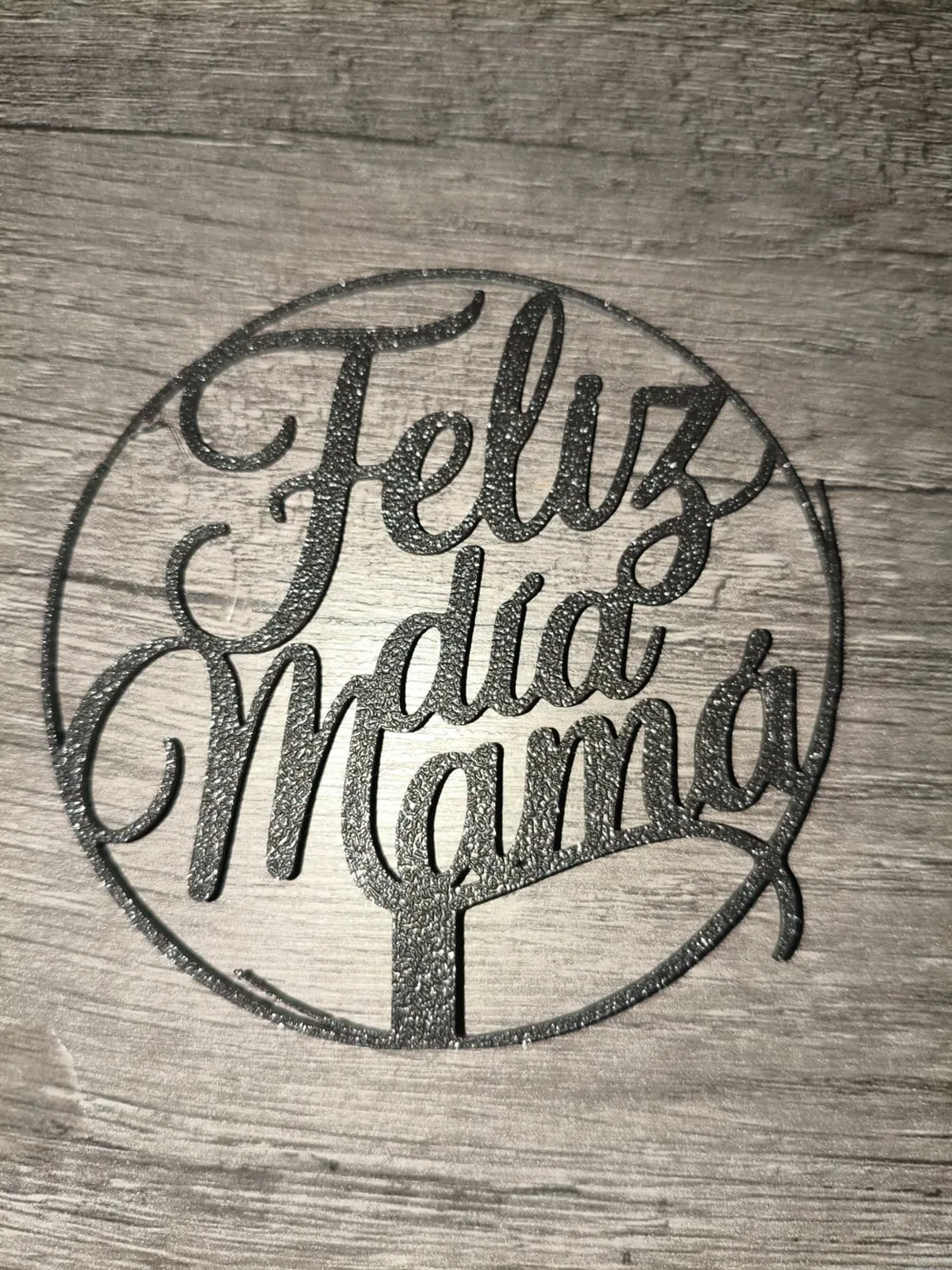 Happy Mother's Day Cake Topper - Free 3D Print Model - MakerWorld