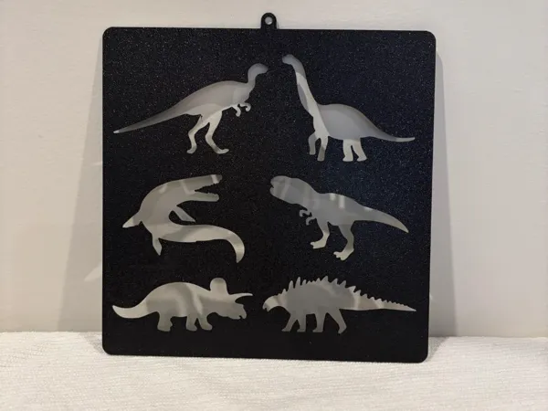 Pochoir dinosaure 2