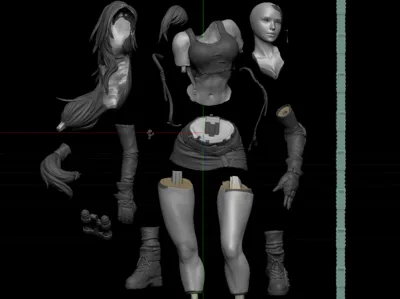 Tifa Lockhart multipart
