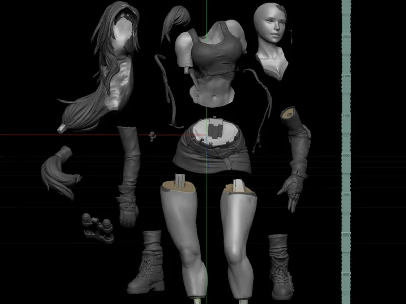 Tifa Lockhart multipart
