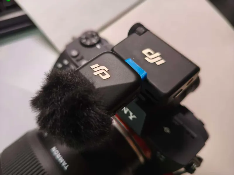 DJI MIC MINI 单麦克风前向收音相机热靴支架