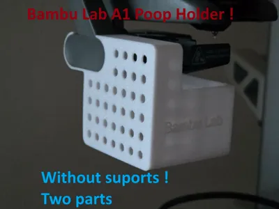 Waste container (Poop Holder) No supports !