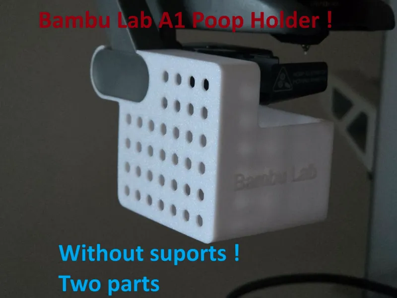 Waste container (Poop Holder) No supports !