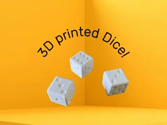3D printed dice